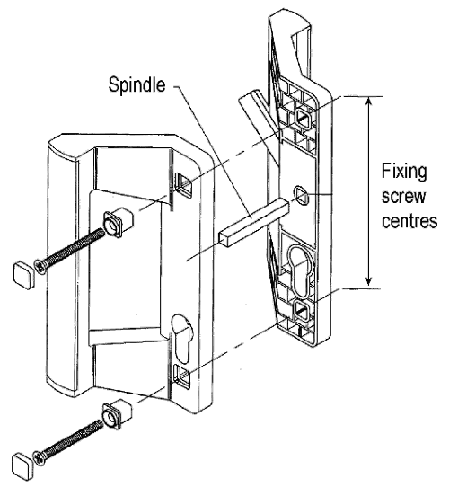 Sliding Door Handles For Patio Doors Diagram Patio Door Handle