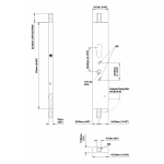 Debar Bi-fold Door Lock Gearbox