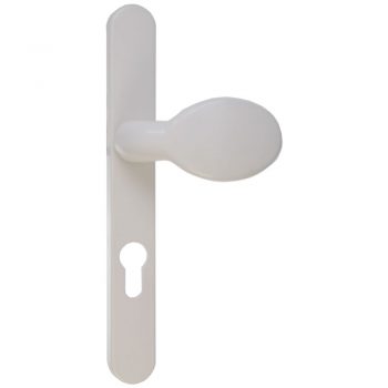 Hoppe white pad handle