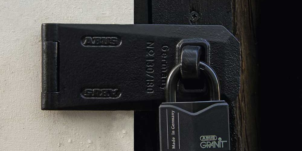 ABUS black padlock