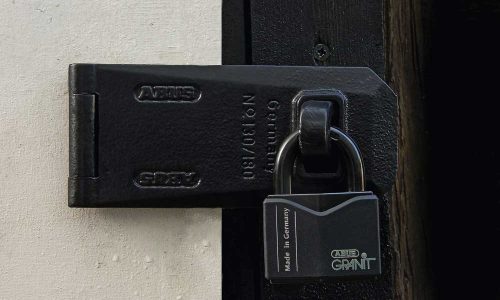 ABUS black padlock