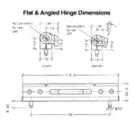 AVW Butt Hinge 115mm