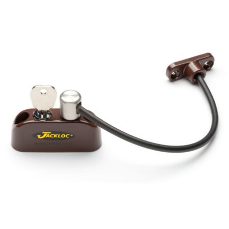 Jackloc Pro-5 Window Restrictor Brown