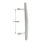 Q-Line HO3 Zamac Pull Handle - Corrosion Resistant Patio Door Handle