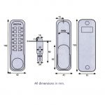 ERA Codelock Mortice Deadlatch