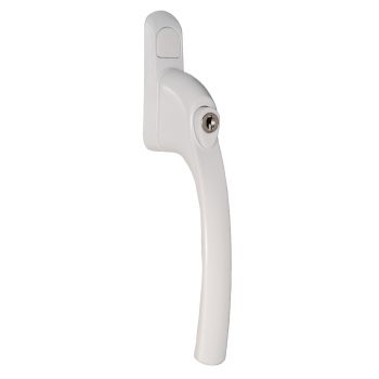 Q-Line Espag Locking Window Handle Inline White
