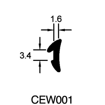 Wedge Gasket (3.4mm x 1.6mm)