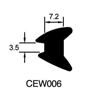 Wedge Gasket (3.5mm x 7.2mm)