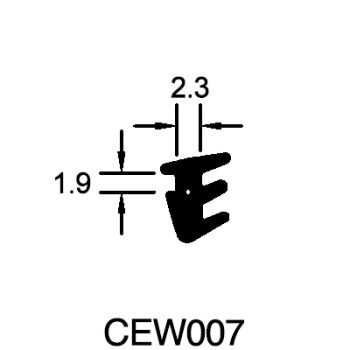 Wedge Gasket (1.9mm x 2.3mm)