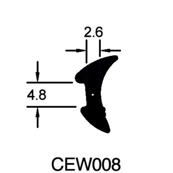 Wedge Gasket (4.8mm x 2.6mm)