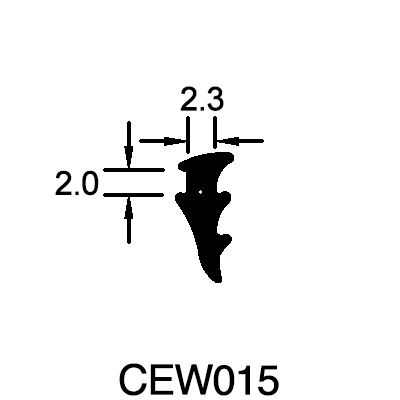 Wedge Gasket (2mm x 2.3mm)