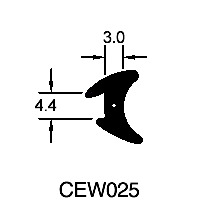 Wedge Gasket (4.4mm x 3mm)