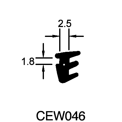 Wedge Gasket (1.8mm x 2.5mm)