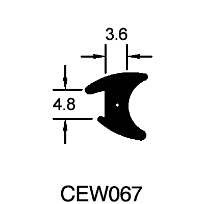 Wedge Gasket (4.8mm x 3.6mm)