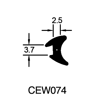 Wedge Gasket (3.7mm x 2.5mm)