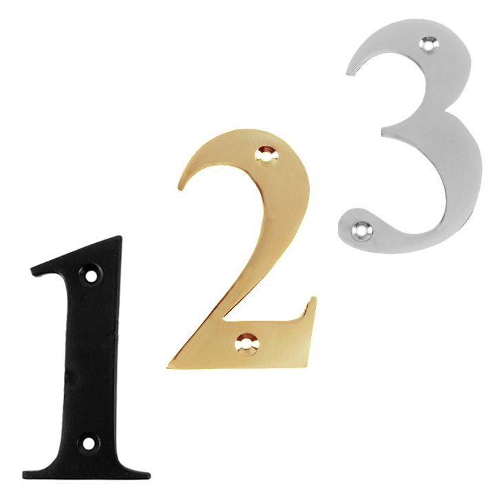 Metal House Numbers For Front Doors