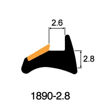 Wedge Gasket 2.8mm x 2.6mm