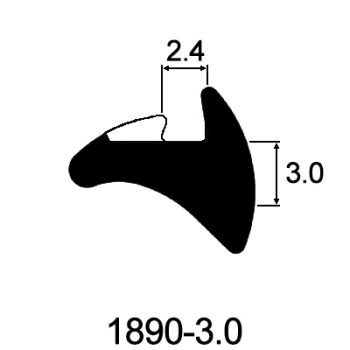 Wedge Gasket 3.0mm x 2.4mm