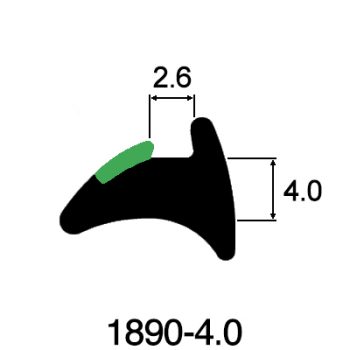 Wedge Gasket 4.0mm x 2.6mm