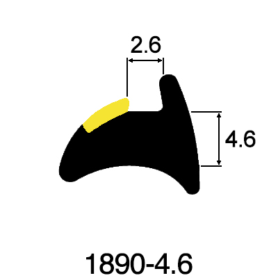 Wedge Gasket 4.6mm x 2.6mm