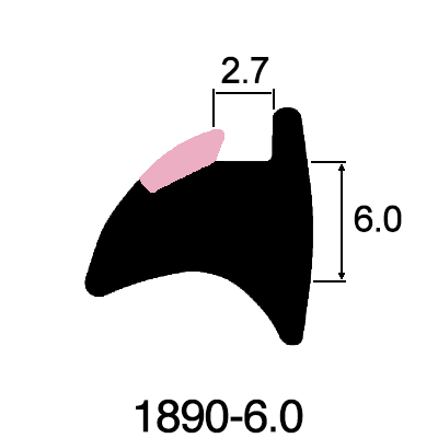 Wedge Gasket 6.0mm x 2.7mm