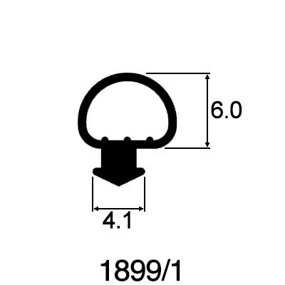 Bubble Gasket b 4.1 x 6mm