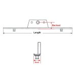 Principal 16mm U-Rail Espag Bar