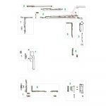Siegenia LM4200 Complete Gearing Kit (Face-Fixed)