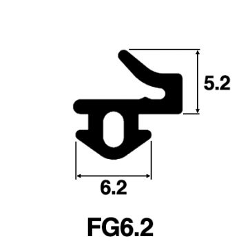 Flipper Gasket 6.2mm x 5.2mm