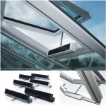 Solar Powered Window Opener Kit Including Remote Control
