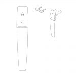 Reynaers CF 68 Bi-Fold Door Handle
