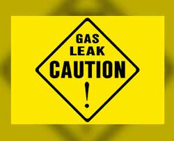 GAS LEAK CAUTION!