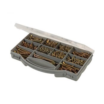 780pc Goldstar Countersink Screws Pack with grey carry case