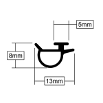 Stormguard MS20 Door Threshold Seal (Top Front)