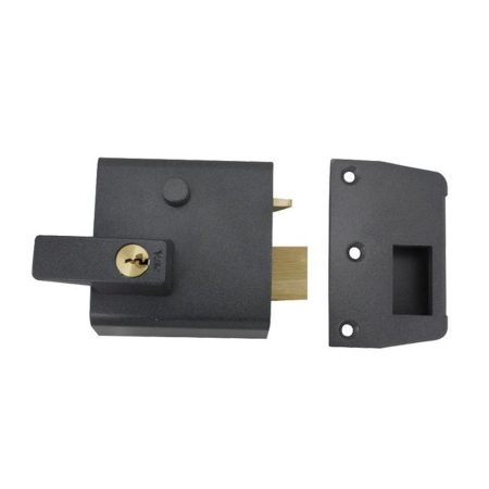 Yale No.1 / No.2 Auto Deadlock Nightlatch Dark Grey