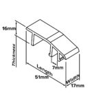 Clip In Run Up Block 75C