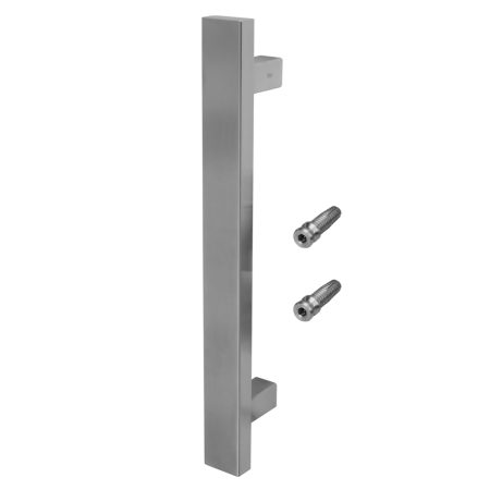 HAB2 BLU 316 Stainless Steel Inline Round 'T' Bar Pull Handle for Aluminium Sliding Doors