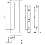 Savio Modulo Sliding Door Lock