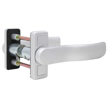 Veka / Duralflex Old Bifold Lever Set silver