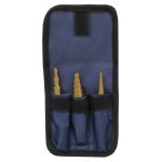 Silverline HSS Step Drill Set With Storage Wallet