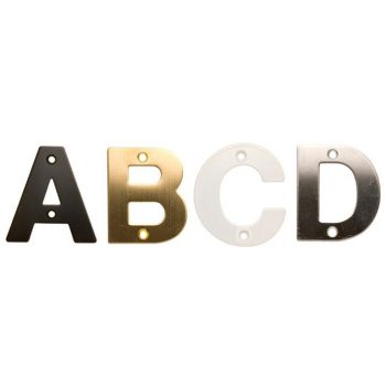 Yale metal house letters ABCD