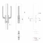 STAC Atria Lift & Slide Door Handles