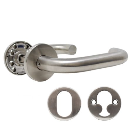 Rationel Lever Handles On Rose (Pair)