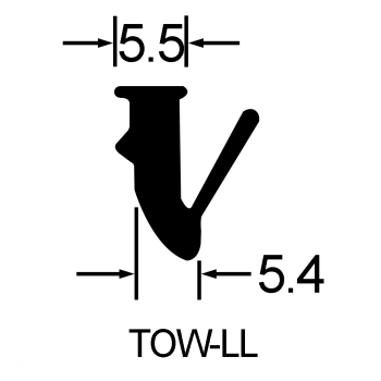 Low Tear Off Wedge Gasket