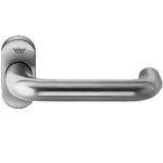 Schuco Door Handle (Oval Backplate) Curved Design With Return