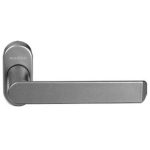 Schuco Door Handle (Oval Backplate) Flat Straight Version