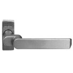 Schuco Door Handle (Rectangular Backplate) Cranked Flat Lever
