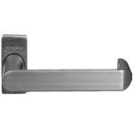 Schuco Door Handle (Rectangular Backplate) Flat Lever With Return