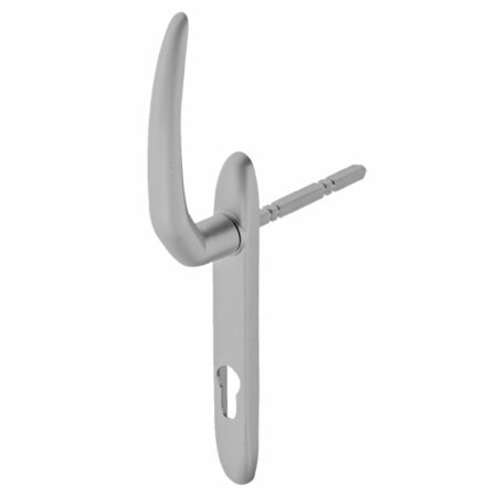 Sobinco 8224 External Door Handles For Penta-Lock Silver