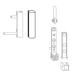 Siegenia Favorit Bottom Hinge Cover EB